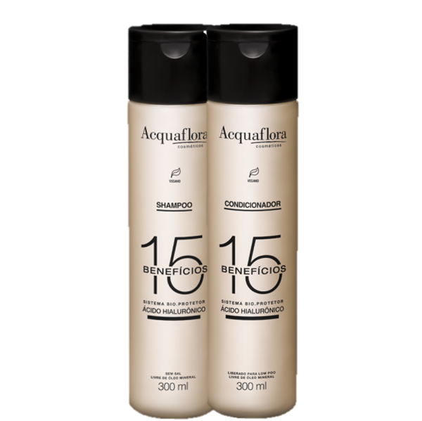 Acquaflora Kit 15 Beneficios Acido Hialuronico Duo Home Care ÚNICO 1