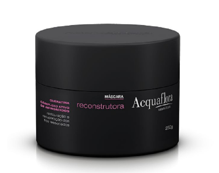 Acquaflora Reconstrutor Shampoo+Cond 300ml+Masc 250ml ÚNICO 4