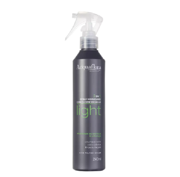Acquaflora Light Spray Hidratante 240ml e Shampoo sem Sal 300ml ÚNICO 7