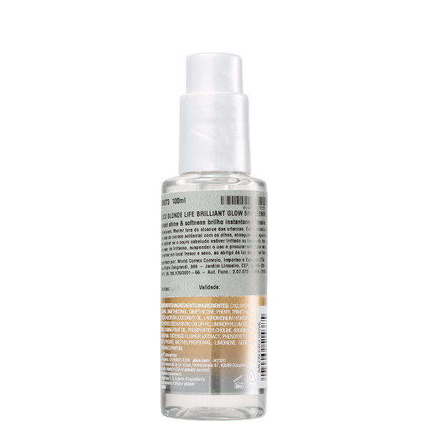 Joico Blonde Life Brilliant Glow Brightening Oil Oleo Capilar 100ml 100ml 2