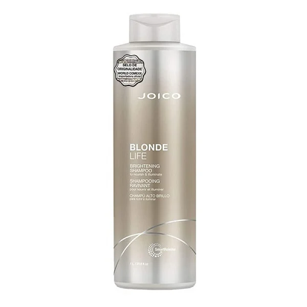 Joico Blonde Life Brightening Shampoo 1L Condicionador 1L Mascara 150ml Oil 100ml ÚNICO 2