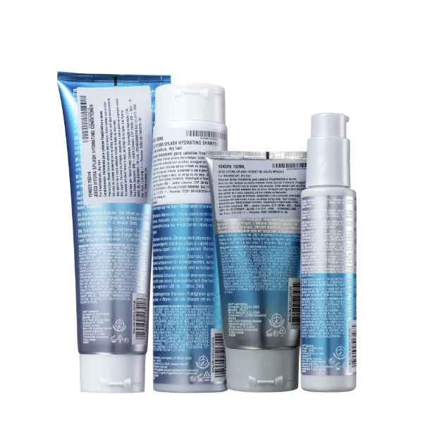Joico Hydra Splash Smart Release - Shampoo 300ml+Condicionador 250ml+Mascara 150ml+Leave-in 100ml ÚNICO 2
