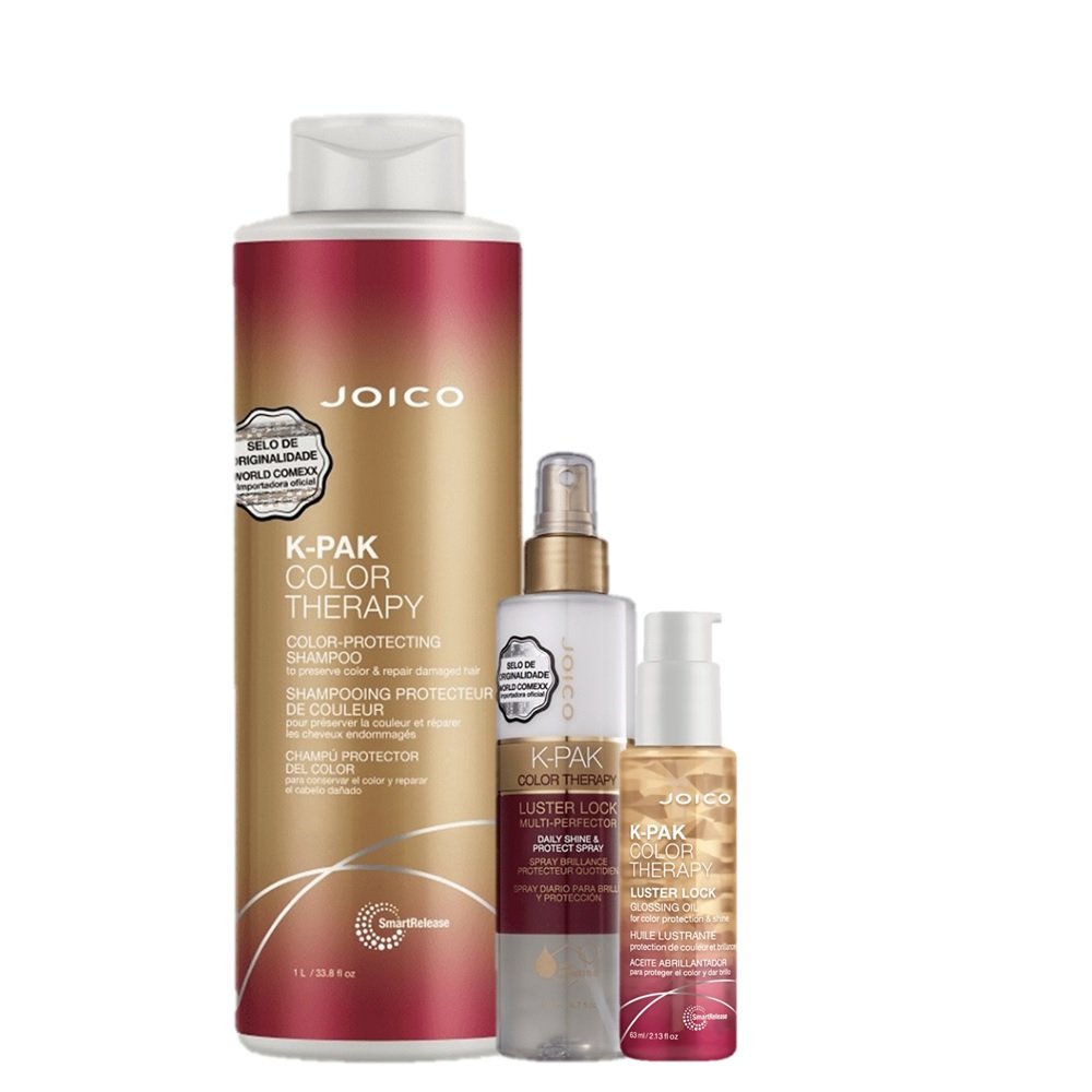 Kit Joico K-PAK Color Therapy Combate ao Frizz e Finalizacao Perfeita (3 Produtos) ÚNICO 5