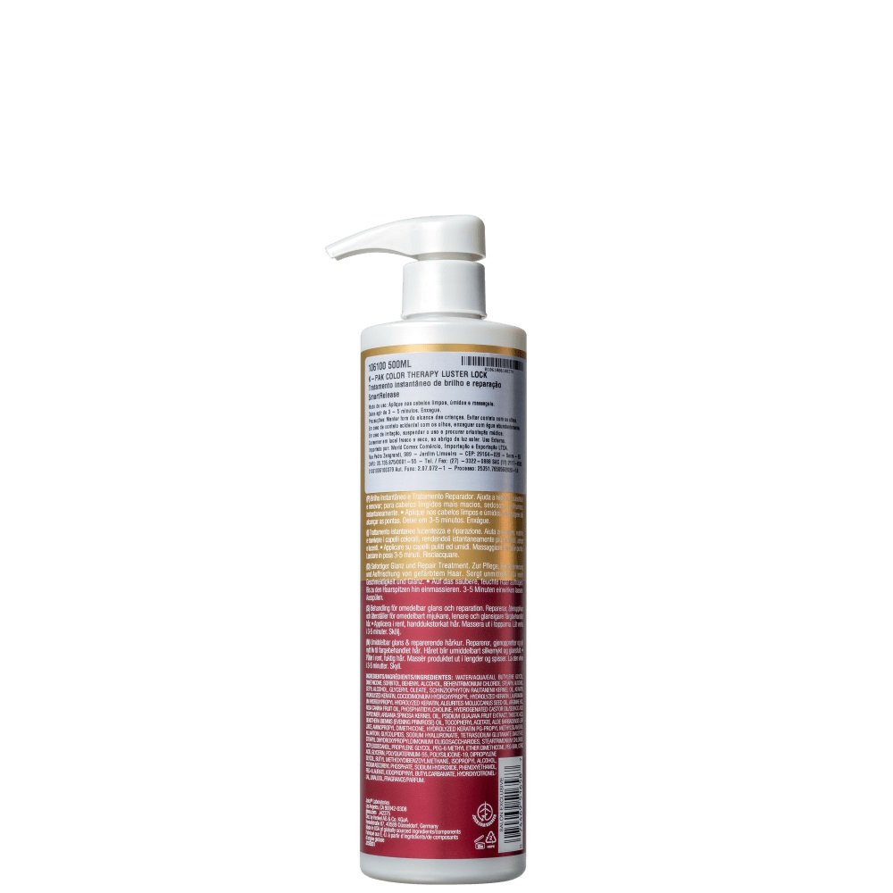 Kit Joico K-PAK Color Therapy Luster Lock Smart Release - Mascara Capilar 500ml (2 Unidades) ÚNICO 3