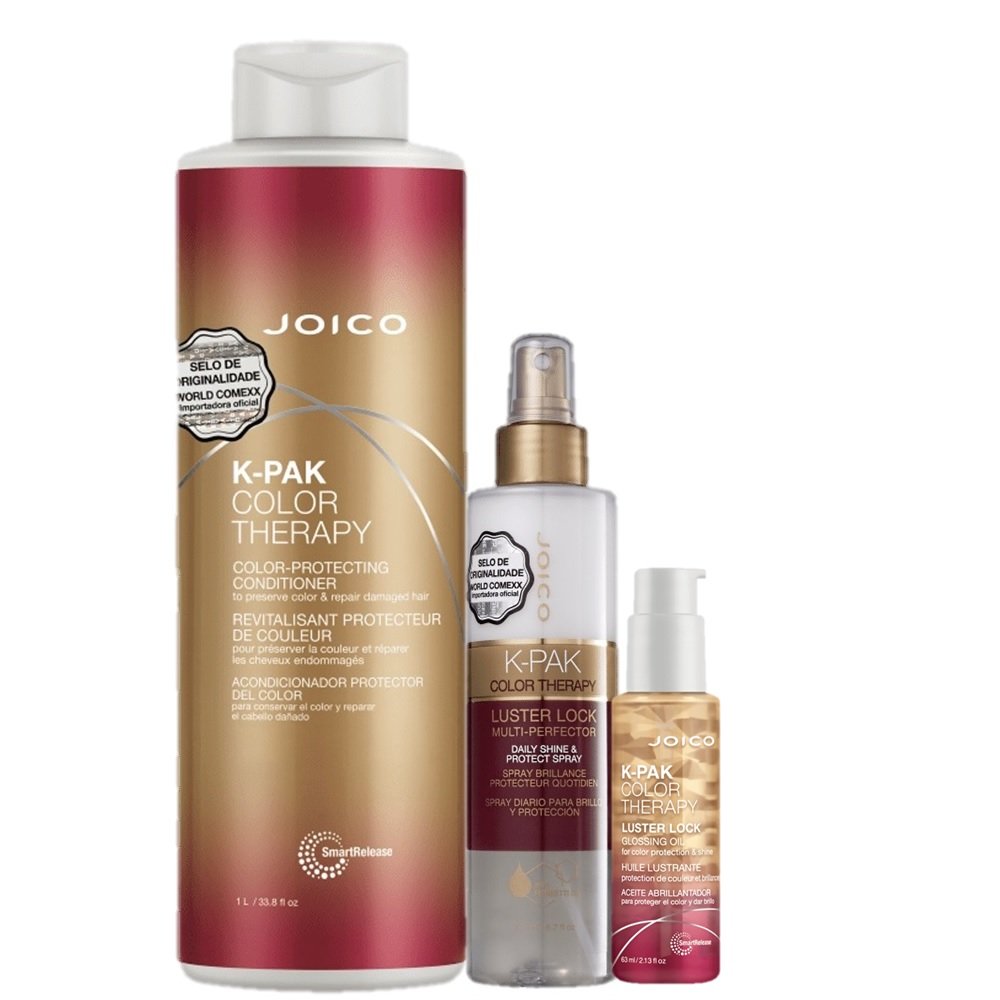 Kit Joico K Pak Color Therapy Cabelos Brilhosos e Finalizacao Perfeita (3 Produtos) ÚNICO 6
