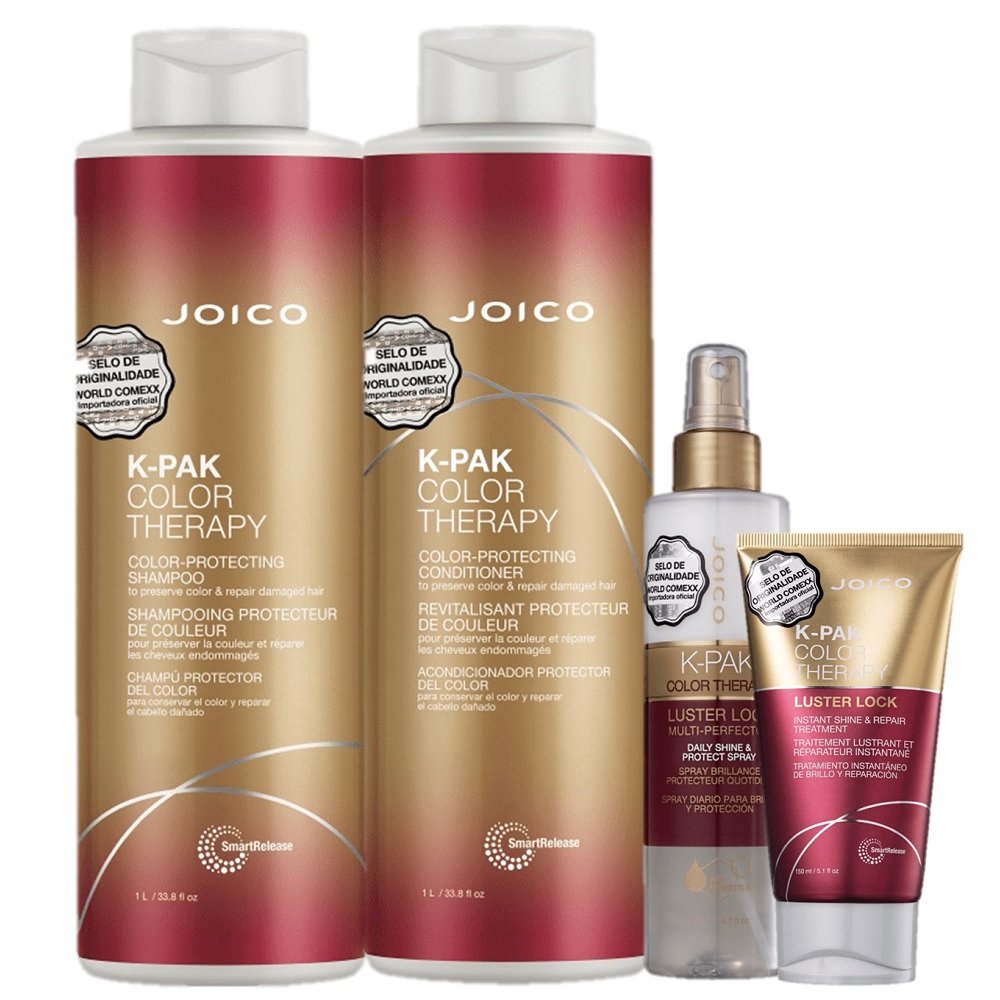 Kit Joico K-PAK Color Therapy Manutencao e Hidratacao da Cor (4 Produtos) ÚNICO 8