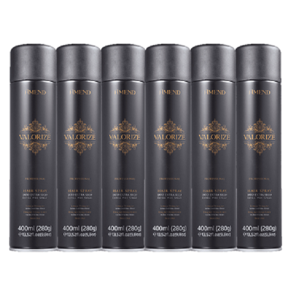 Amend Valorize Hair Spray Fixador Ultra forte 400ml 6 unidades 400ml 4