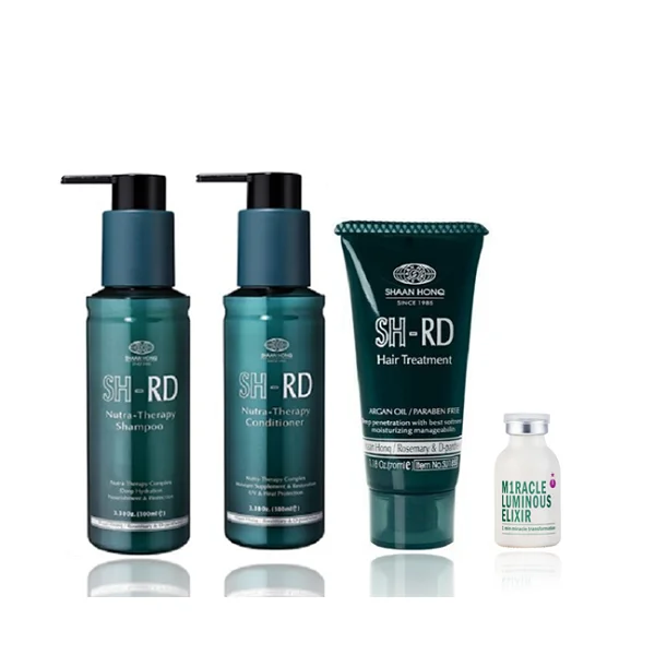 NPPE SHRD Nutra Therapy Duo 100ml Mascara Argan Oil 70ml Elixir Ampola 25ml ÚNICO 1