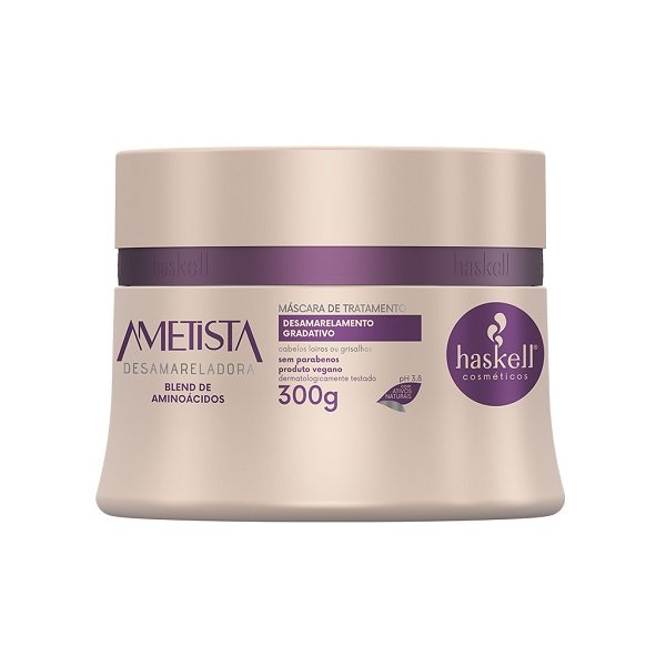 Haskell Ametista Desamarelador Duo 300ml e Mascara 300g ÚNICO 4