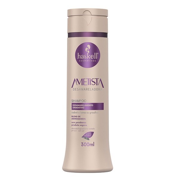 Haskell Ametista Desamarelador Duo 300ml e Fluido 120ml ÚNICO 3