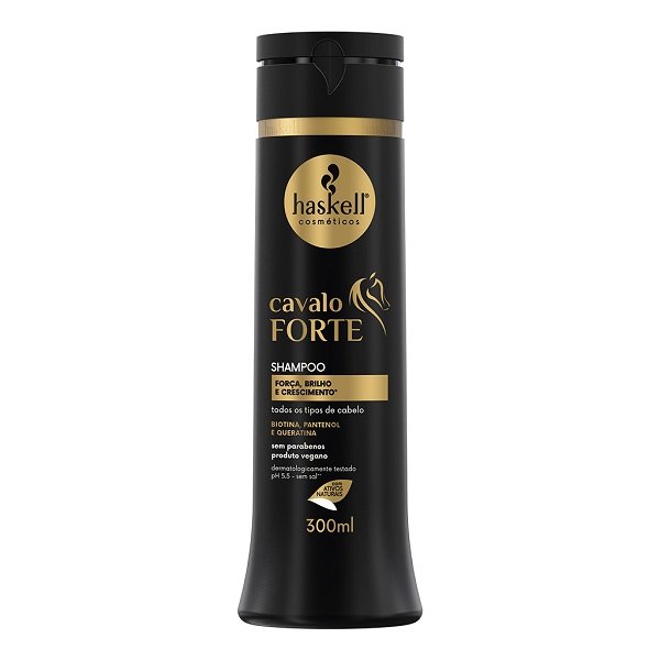 Kit Haskell Cavalo Forte Duo 300ml e Leave in 150ml ÚNICO 3