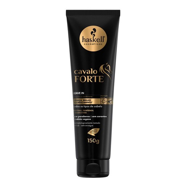 Kit Haskell Cavalo Forte Duo 300ml e Leave in 150ml ÚNICO 9
