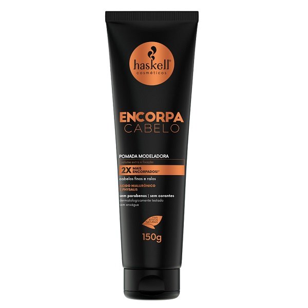 Haskell Encorpa Cabelo Duo 300ml Mascara 300g e Pomada Modeladora 150g ÚNICO 11