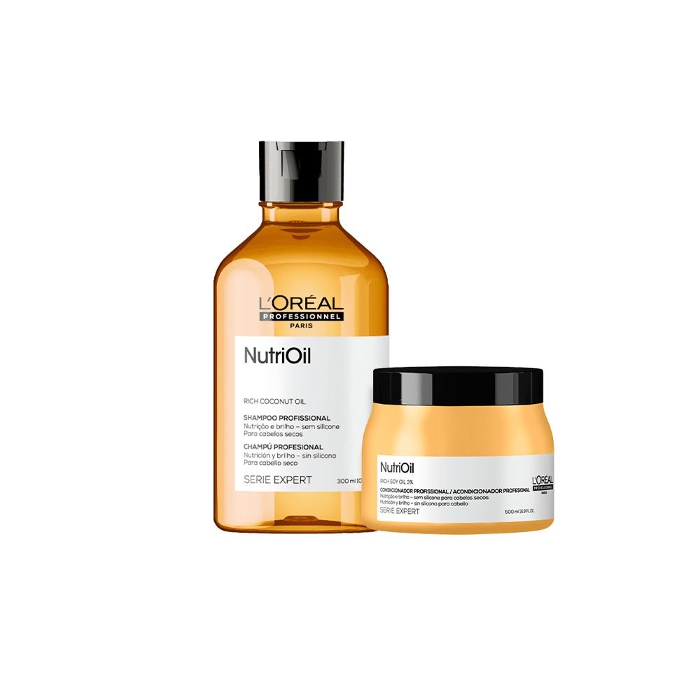 Kit LOreal Professionnel Serie Expert NutriOil - Shampoo e Mascara (2 produtos) ÚNICO 1