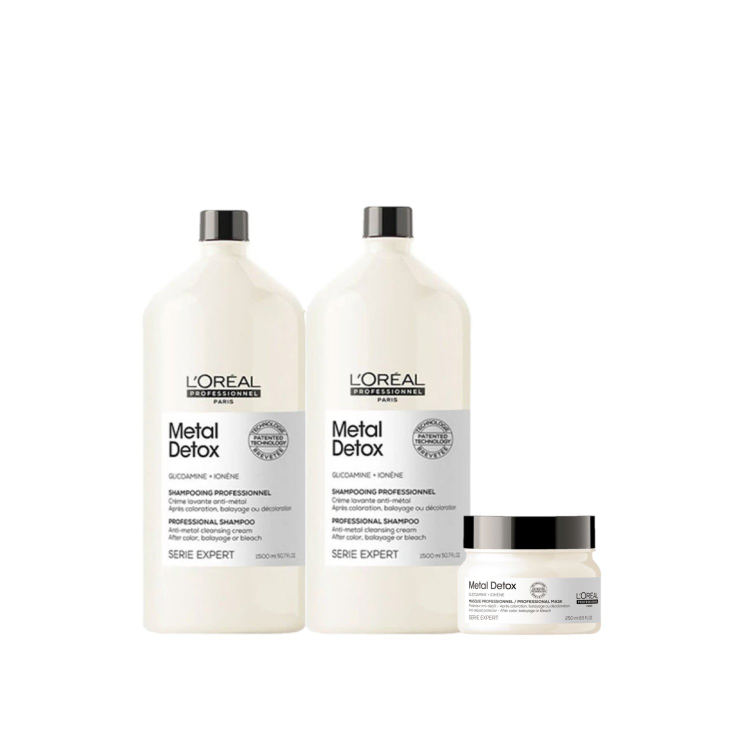 Kit LOreal Professionnel Metal Detox Salon Duo Shampoo Extra (3 produtos)