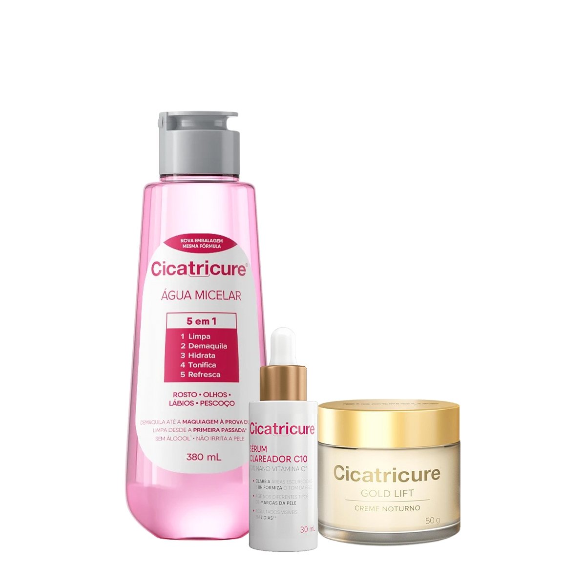 Kit Cicatricure Pele Rejuvenescida (3 Produtos) ÚNICO 1