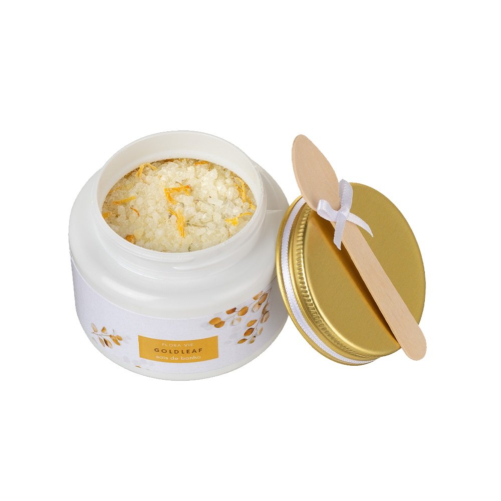 Kit Flora Vie Gold Leaf Banho (2 produtos) ÚNICO 3