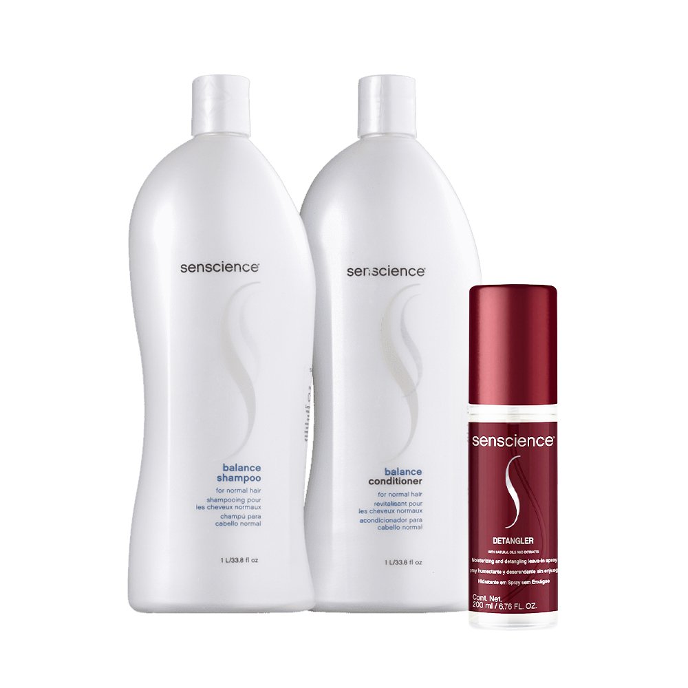Kit Senscience Balance Detangler Salon (3 produtos) ÚNICO