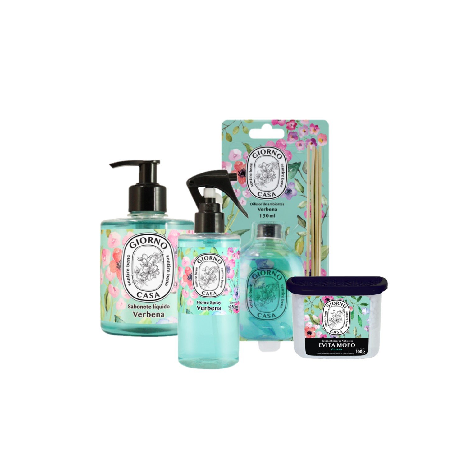 Kit Giorno Casa Sentire Bene Verbena (4 produtos)