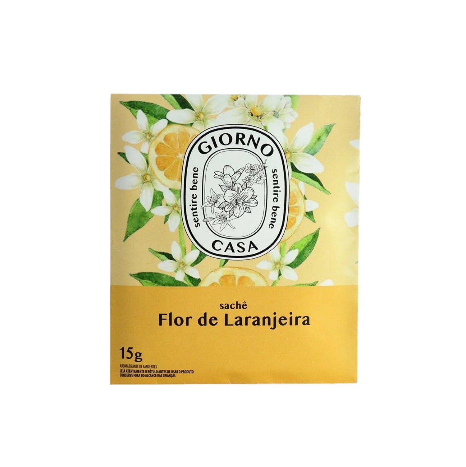 Giorno Casa Sentire Bene Flor de Laranjeira - Sache Aromatizante de Ambiente 15g