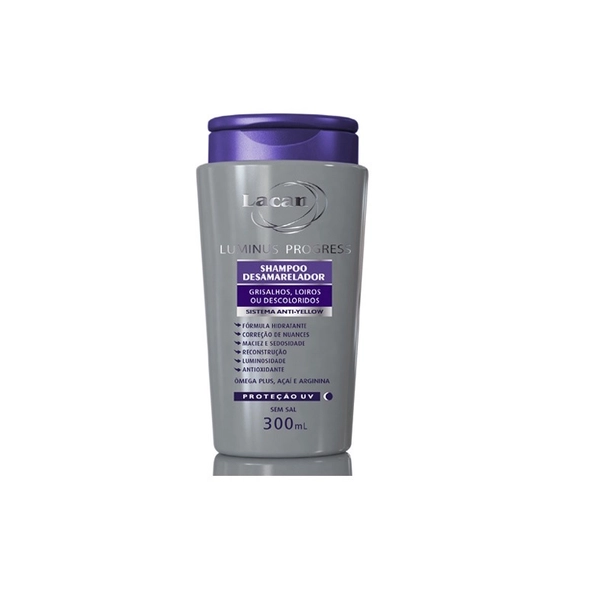 Lacan Luminus Progress Desamarelador Shampoo 300ml