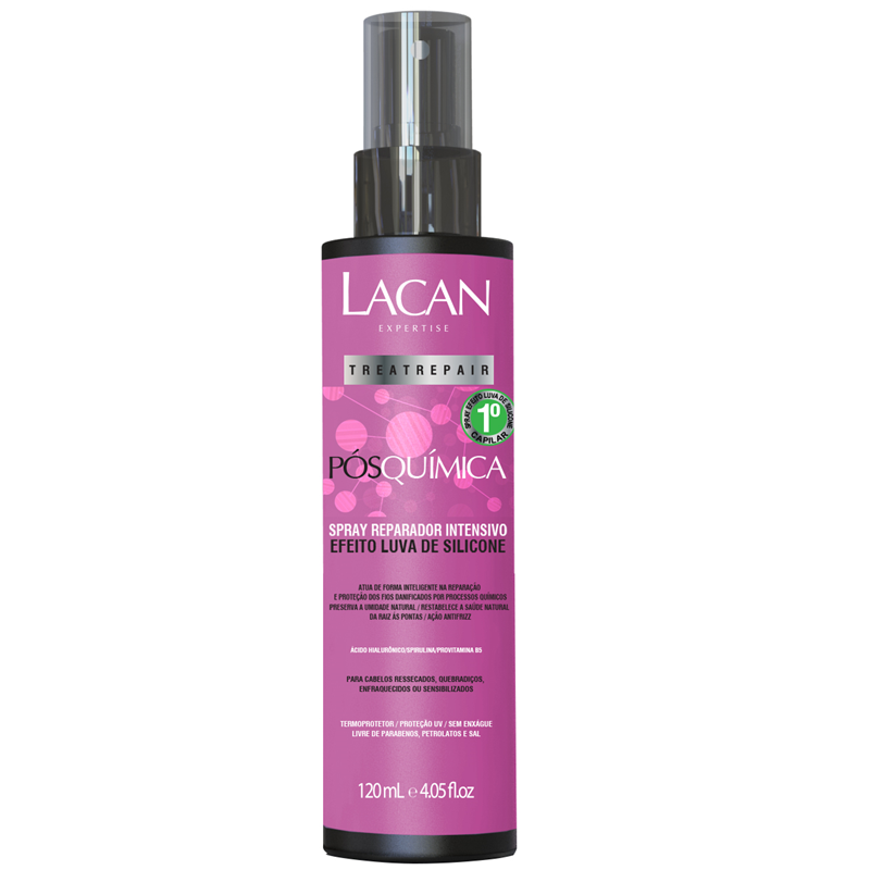 Lacan Treat Repair Pos Quimica Spray Reparador Intensivo 120ml 120ml 3