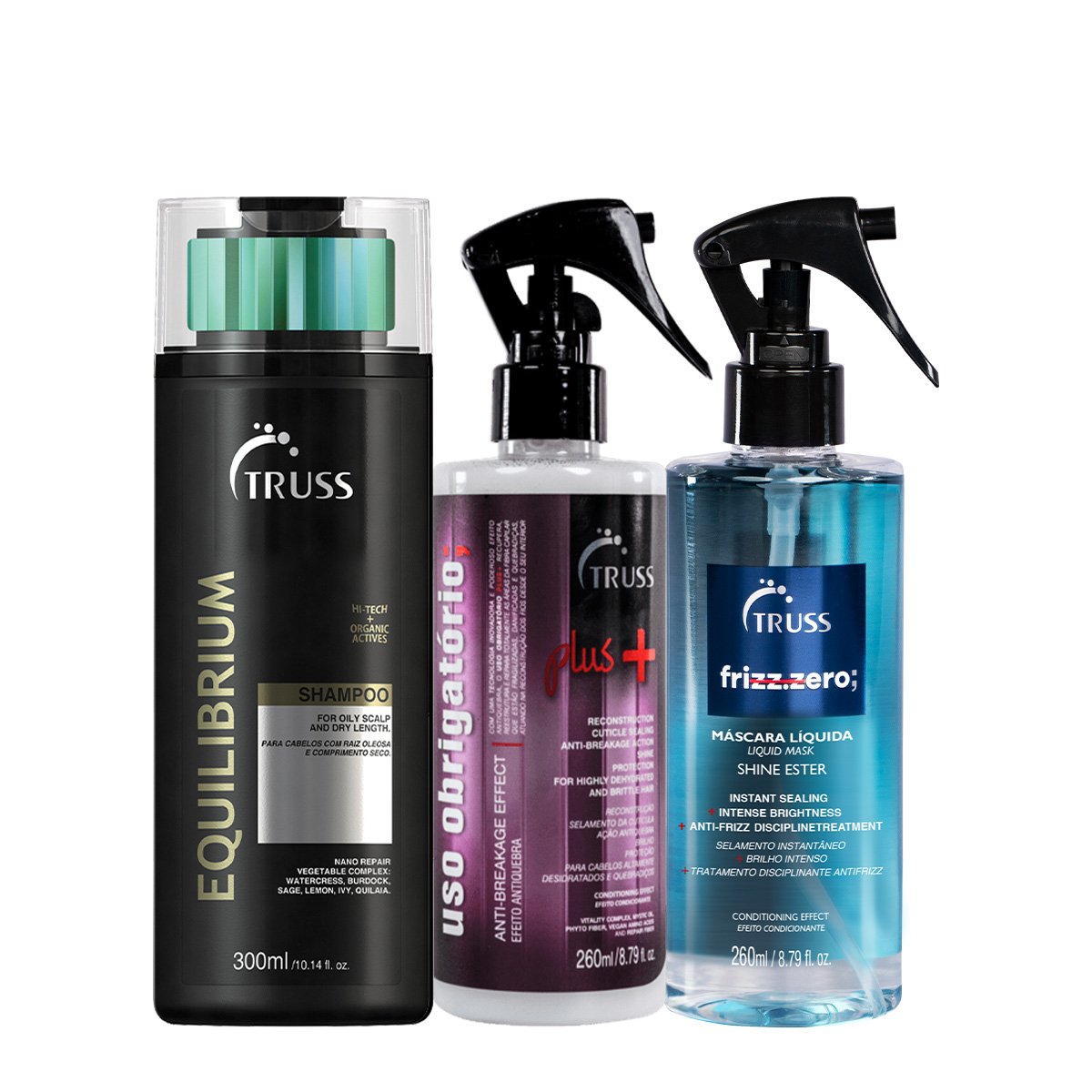Kit Truss Equilibrium Plus Frizz Zero (3 produtos)