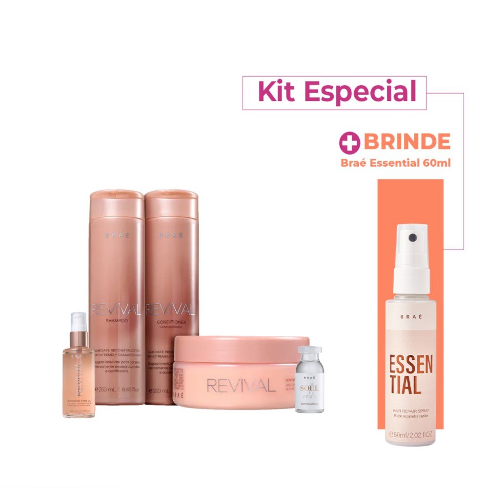 Kit Brae Revival Color Booster Especial (5 Produtos)