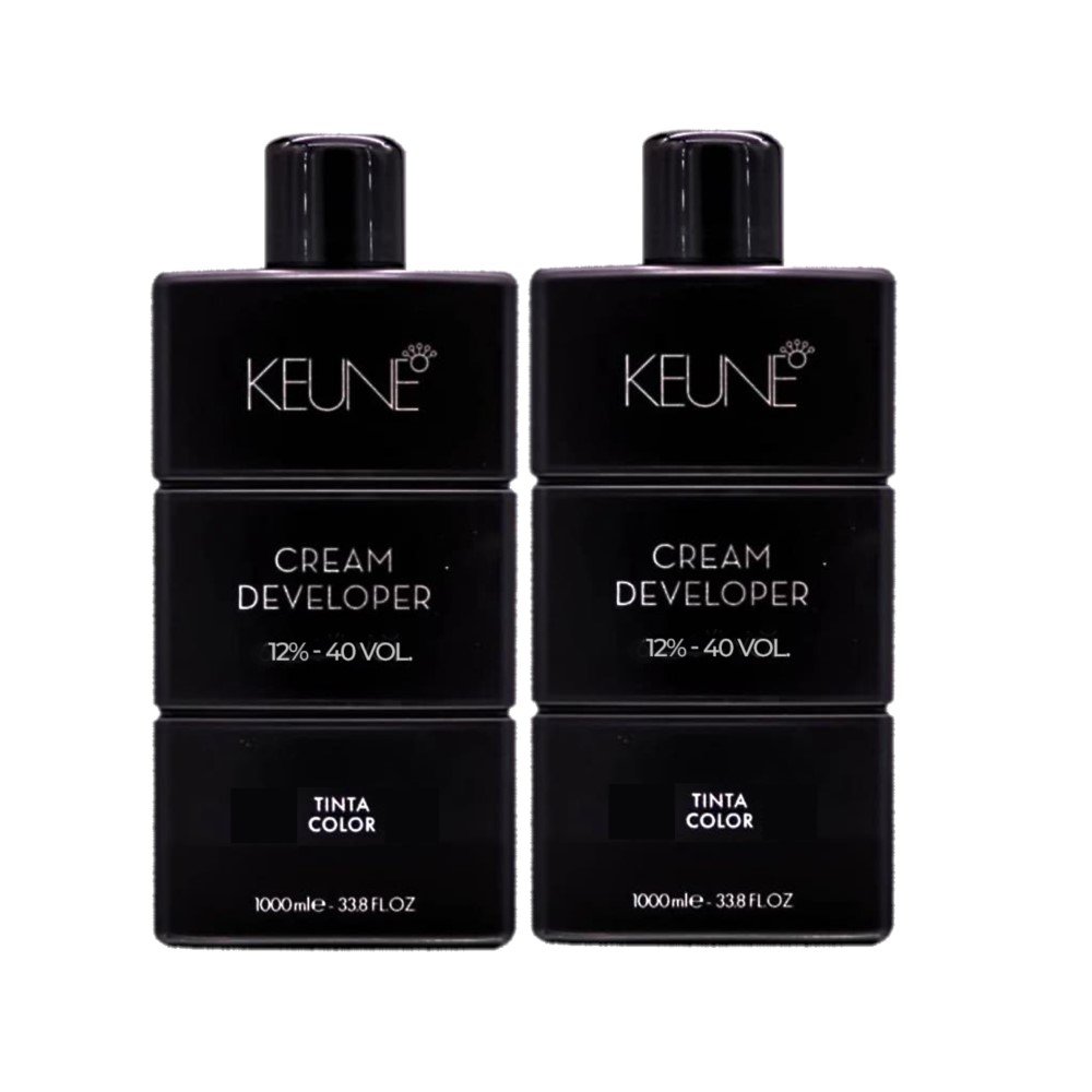 Kit Keune Tinta Color 12% - 40 VOL  Oxidante Cremoso 1L (2 unidades) ÚNICO 1
