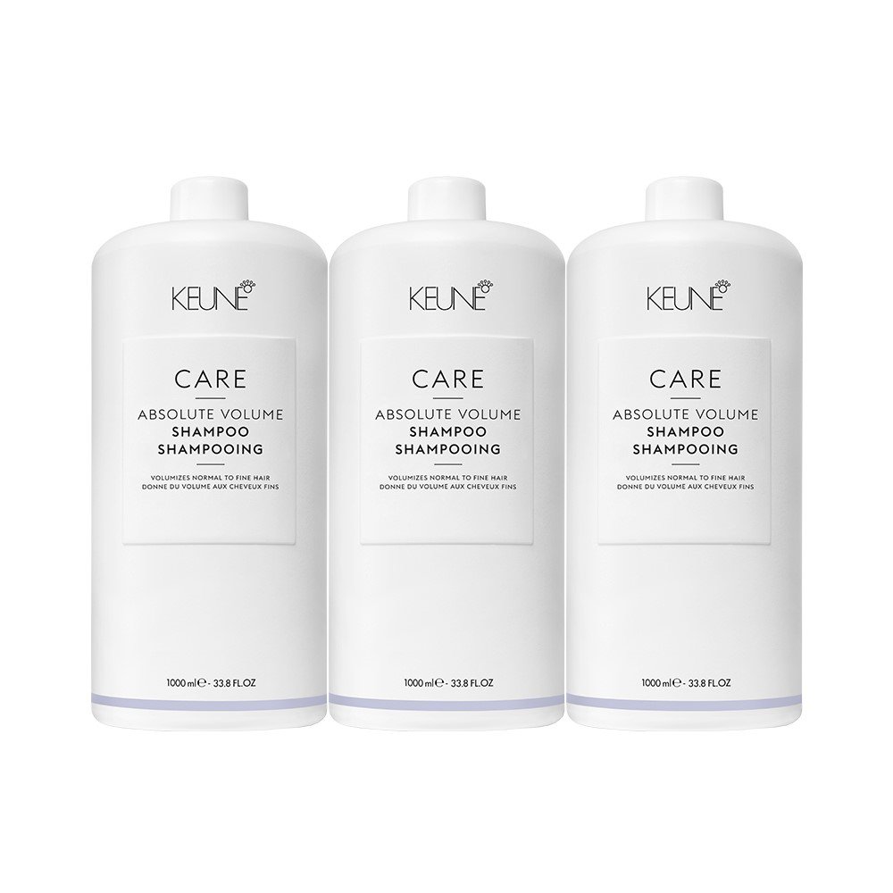 Kit Keune Care Absolute Volume - Shampoo 1L (3 unidades) Único 1