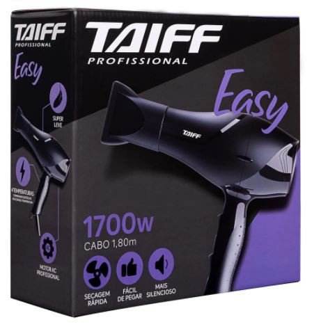 Secador de Cabelo Taiff Easy 1700W - 127V 127V 6