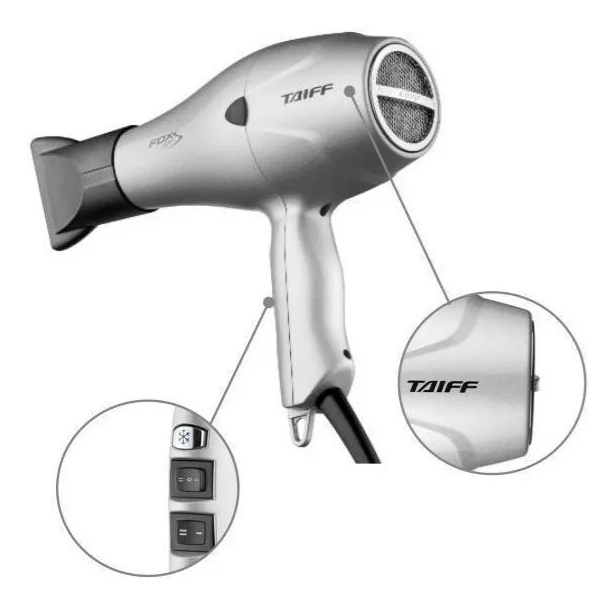 Taiff Secador de Cabelo Fox Ion S 2100W 220V 220V 2