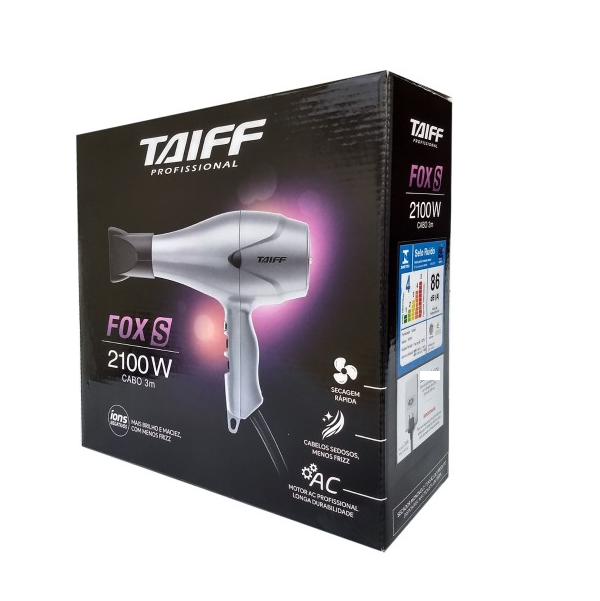 Taiff Secador de Cabelo Fox Ion S 2100W 220V 220V 4