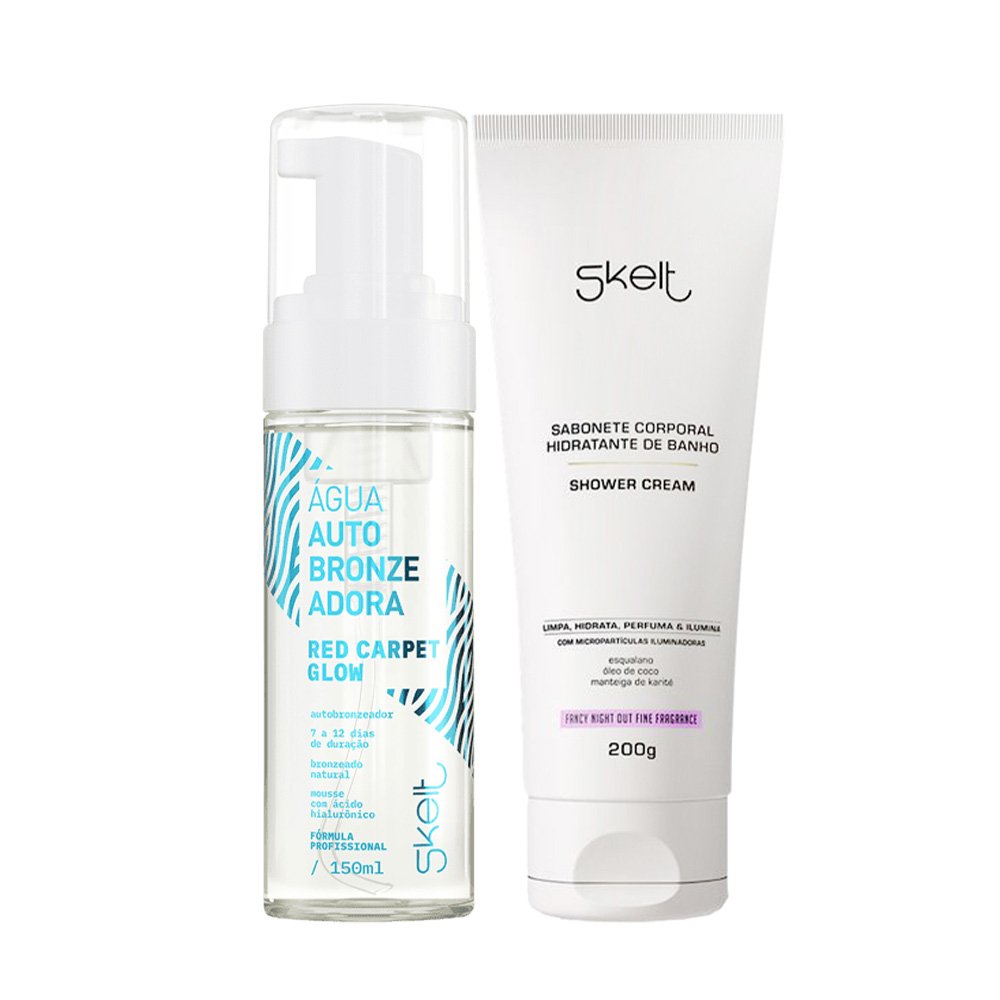 Kit Skelt Red Carpet Glow Shower Agua (2 produtos)