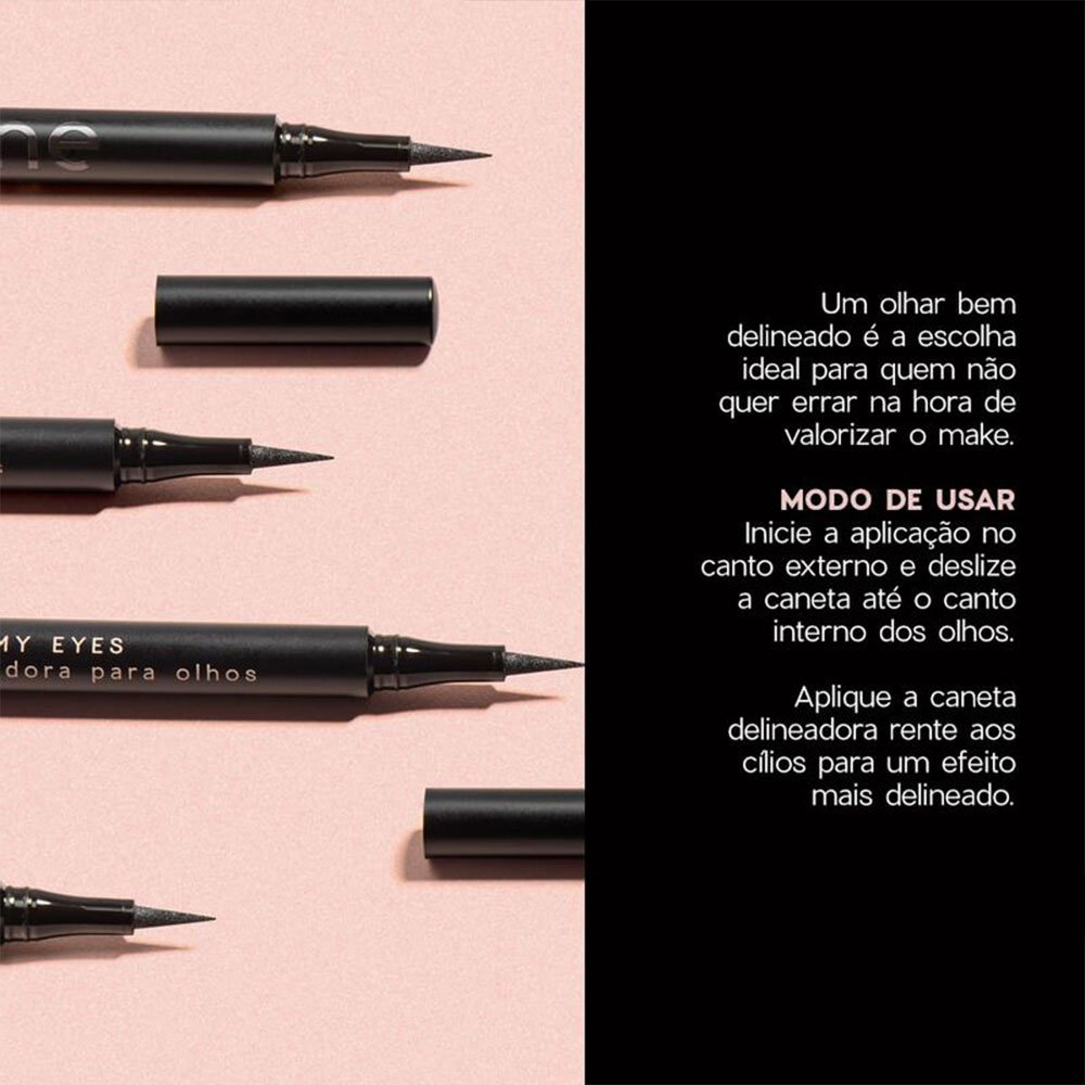 Kit Oceane Edition Paleta Hightlight + Caneta Line My Eyes e Sombra Glorious (3 produtos) ÚNICO 3