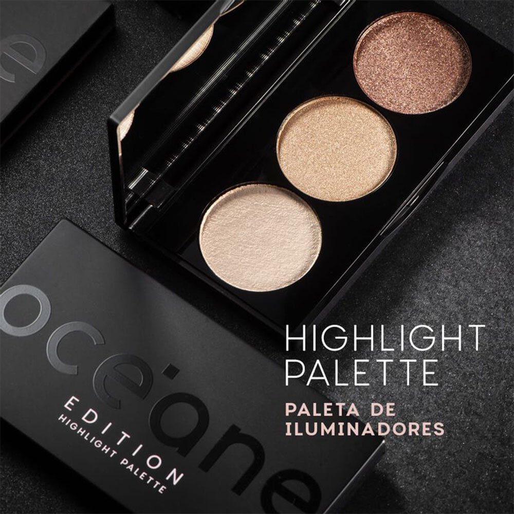Kit Oceane Edition Paletas Contour & Hightlight + Caneta Line My Eyes e Sombra Night Glam (4 produtos) ÚNICO 3
