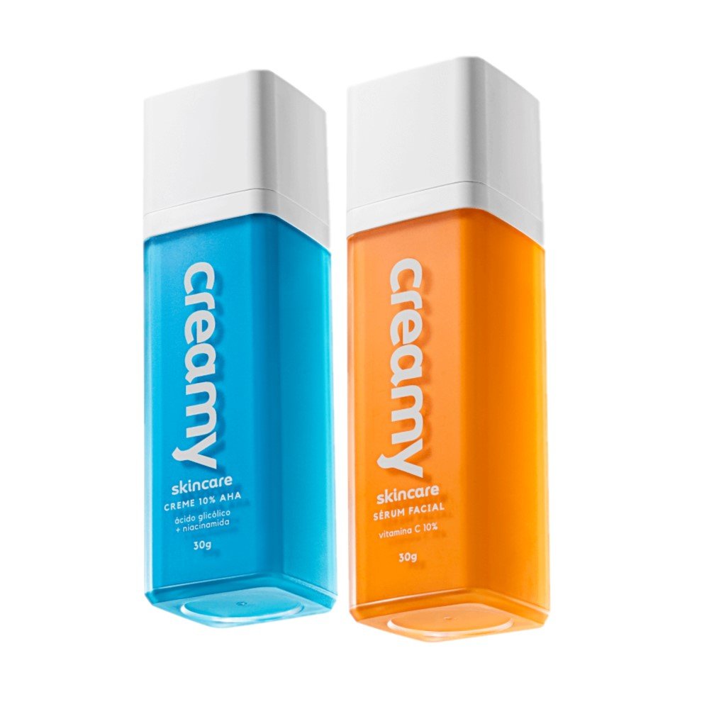 Kit Creamy Skincare Vitamina C Glicolico (2 produtos) ÚNICO 1