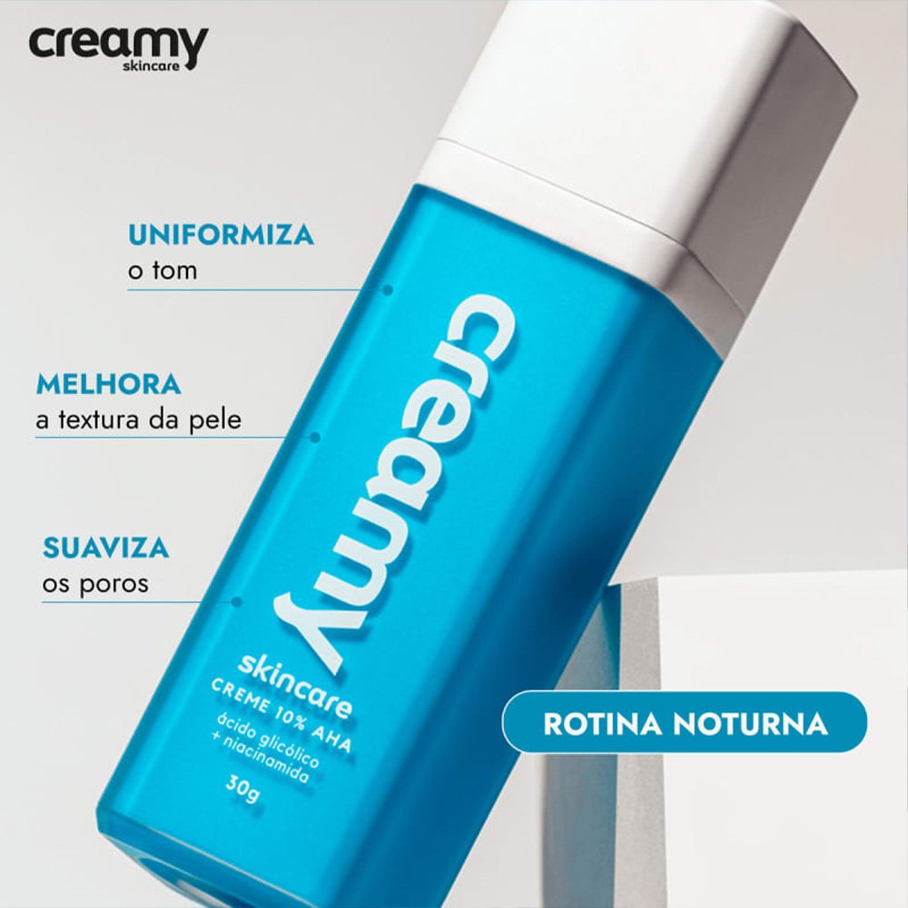 Kit Creamy Skincare Vitamina C Glicolico (2 produtos) ÚNICO 4