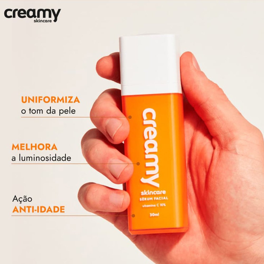 Kit Creamy Skincare Vitamina C Glicolico (2 produtos) ÚNICO 5