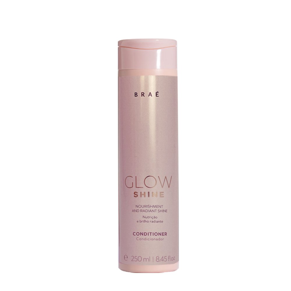 Kit Brae Glow Shine Shampoo Litro + Condicionador Pequeno e Mascara Grande (3 produtos) ÚNICO 3