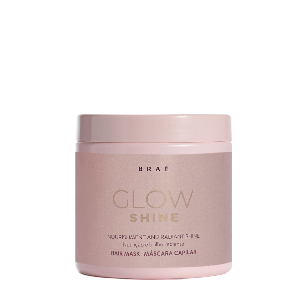 Kit Brae Glow Shine Shampoo Litro + Condicionador Pequeno e Mascara Grande (3 produtos) ÚNICO 4