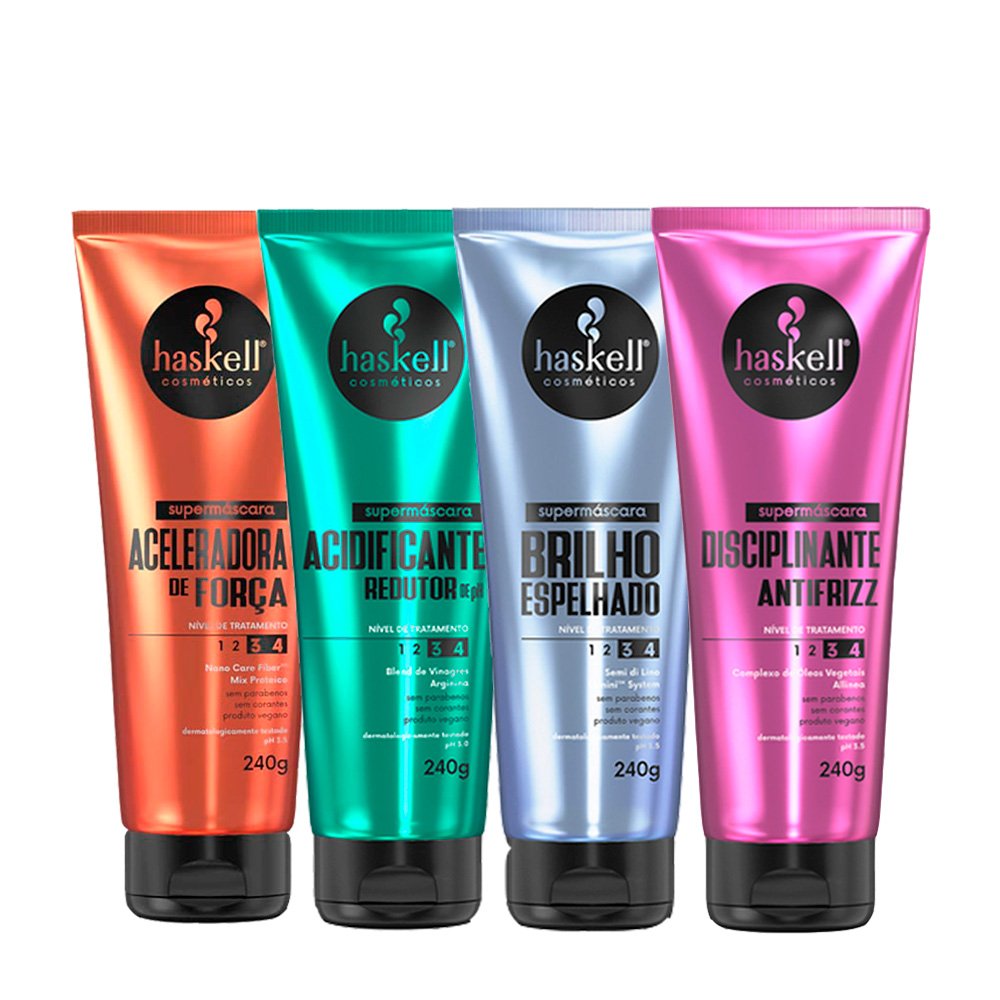 Kit Haskell Supermascaras Total (4 Produtos) ÚNICO 1