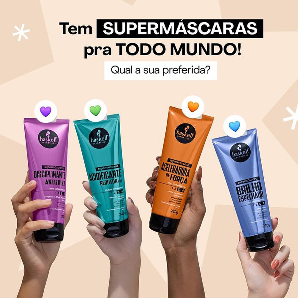 Kit Haskell Supermascaras Total (4 Produtos) ÚNICO 3