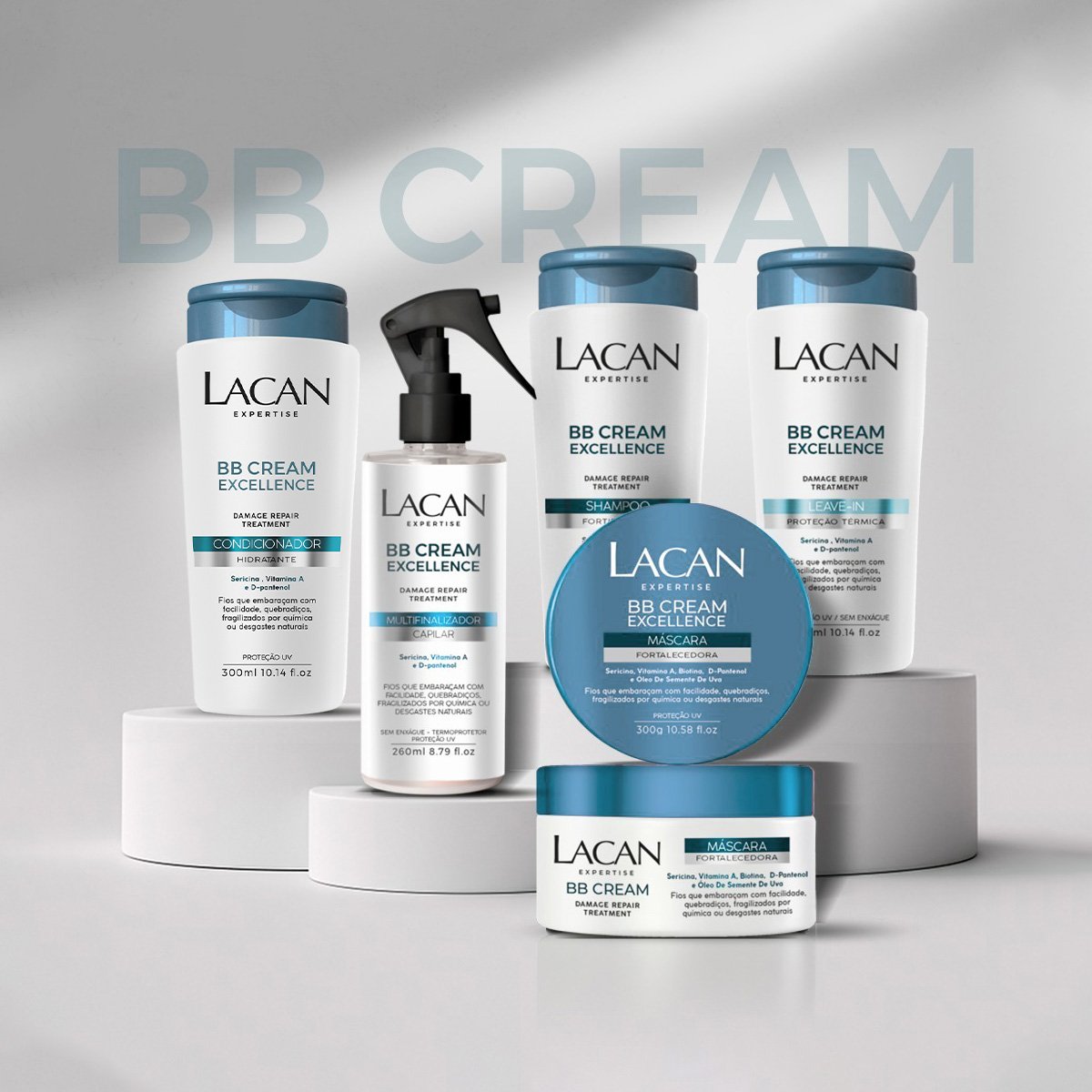 Lacan Multifinalizador Capilar BB Cream - Leave-in 260ml 260ml 2