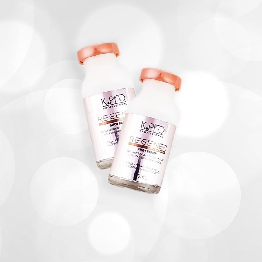 Kit K.Pro Profissional Regener Shot Repair - Ampola de Tratamento 10ml (3 unidades) ÚNICO 3