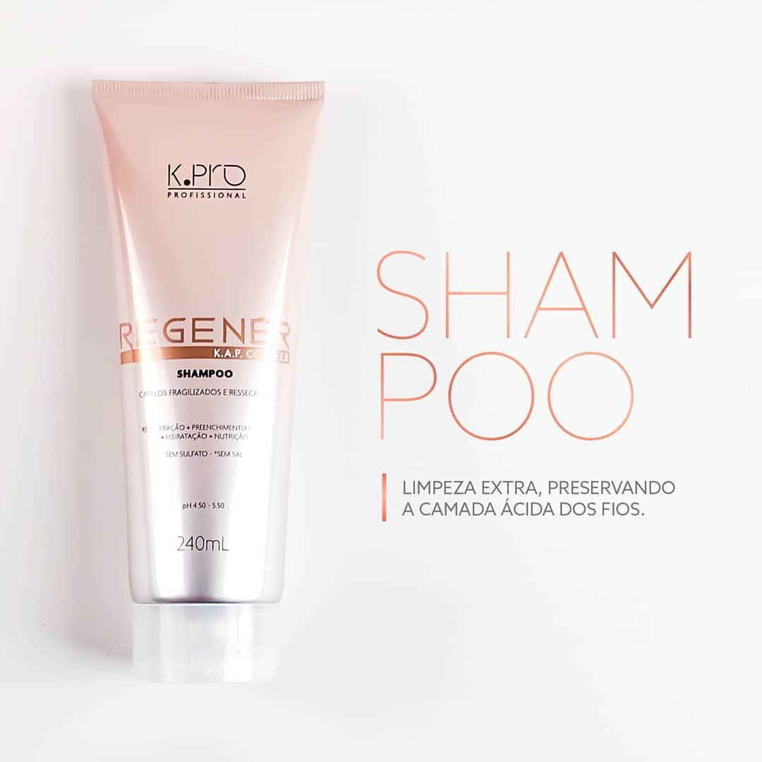 Kit K.Pro Profissional Regener Shampoo Mascara e Ampola (3 produtos) ÚNICO 3