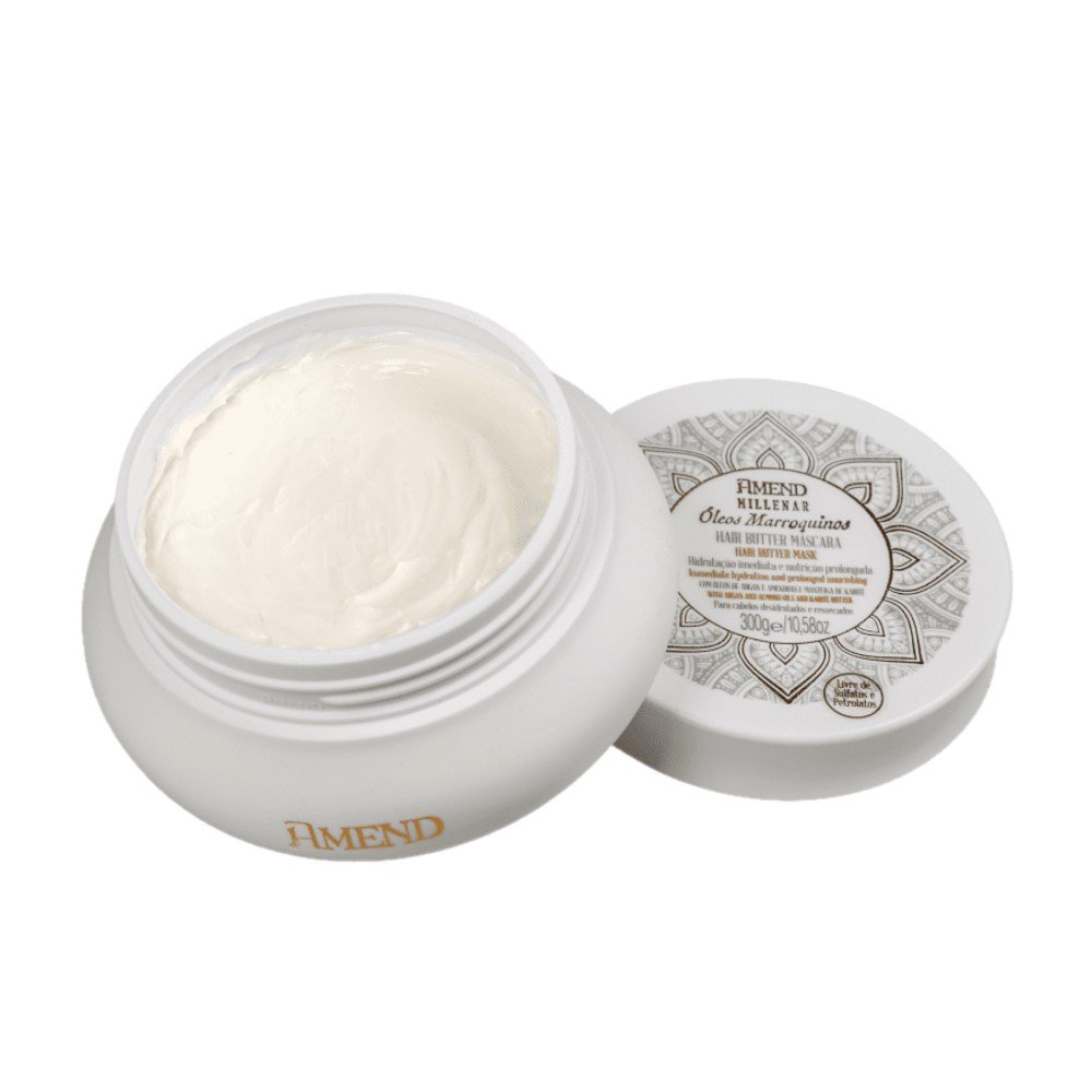 KIT Amend Millenar Oleos Marroquinos Hair Butter - Mascara Capilar 300g (3 unidades) ÚNICO 2