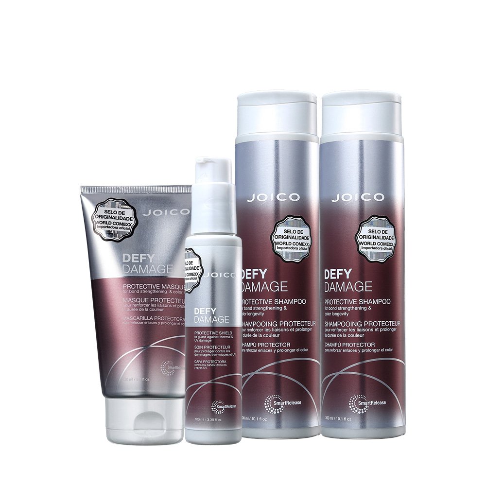 Kit Joico Defy Damage Protective Shield e Mask (4 produtos) ÚNICO