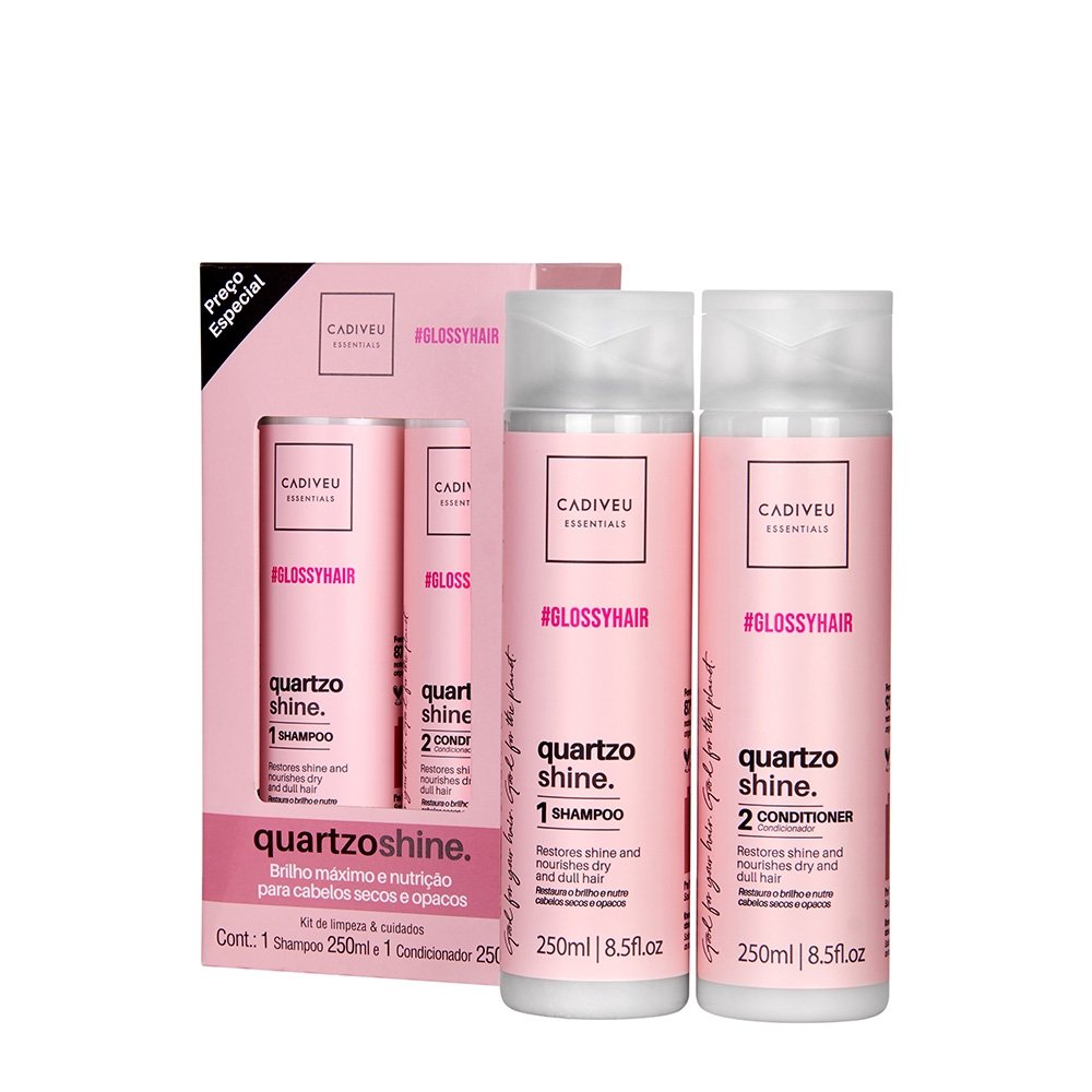 Kit Cadiveu Essentials Quartzo Shine Hair (2 Produtos) Único 1