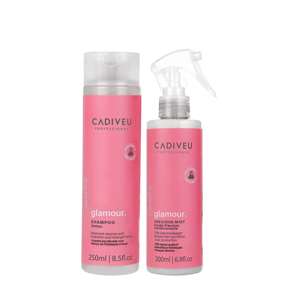 Kit Cadiveu Profissional Essentials Glamour Shampoo e Fluido (2 produtos) ÚNICO 1